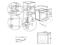 Духова шафа Electrolux EOF5H40BX - мініатюра 10