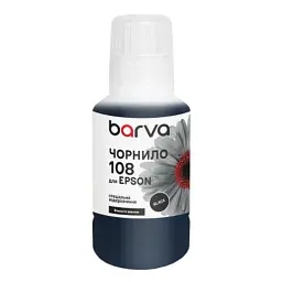 Чорнило Barva Epson 108 140 мл, black special, OneKey (E108-1009)