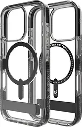 Чохол Zagg Gear4 Piccadilly Snap with Magsafe w/ Kickstand для Apple iPhone 16 Pro Max (702316274) Black