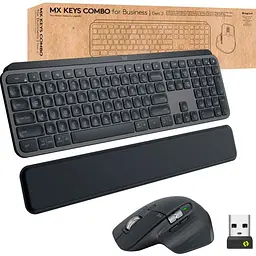 Комплект клавіатура + миша Logitech MX Keys Combo for Business Gen 2 Graphite [920-010933] [97392] - мініатюра 12