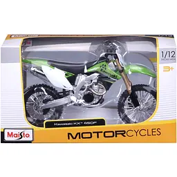 Мотоцикл іграшковий Maisto Kawasaki KX 450F в масштабі 1:12 (31101-08141) - мініатюра 12