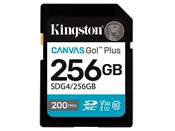 Карта пам'яті Kingston Canvas Go! Plus SDXC UHS-I U3 V30 Class 10 256 GB (SDG4/256GB)