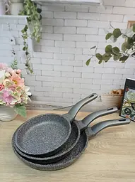 Набір сковорідок O.M.S. Collection 3255-Grey 3 предмети - мініатюра 5