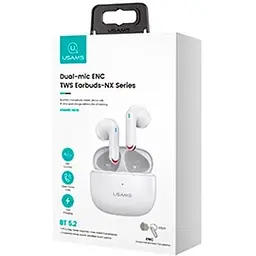 Навушники Bluetooth Usams TWS NX10 BT5.2 бездротові чорні - мініатюра 2