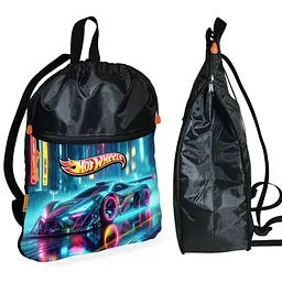 Рюкзак-мішок для школи Хот Вілс «Hot Wheels» дитяча сумка для взуття та спортивного одягу (01496)