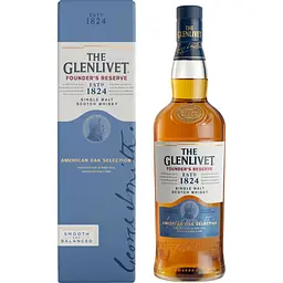 Віскі The Glenlivet Founder's Reserve, в подарунковій упаковці, 40%, 0,7 л (668885)