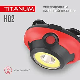 Налобний світлодіодний ліхтарик Titanum TLF-H02 100 Lm 6500 K (TLF-H02) - мініатюра 6