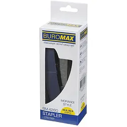 Степлер Buromax Morandi Style металевий до 25 арк. синій (BM.4260-02) - мініатюра 7