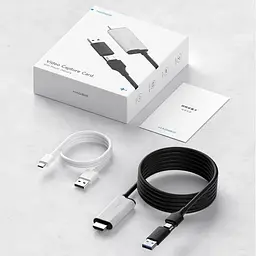 Зовнішня карта відеозахоплювача кабель Xiaomi Hagibis HDMI на USB/Type-C 1080P 60fps 100W PD (UHC10) - мініатюра 3