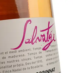 Вино ігристе Nadal Salvatge Brut Rose, рожеве, брют, 12,5%, 0,75 л - мініатюра 3