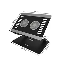 Підставка для ноутбука до 15.6" LS122B, Black OfficePro teh0023870 - мініатюра 6