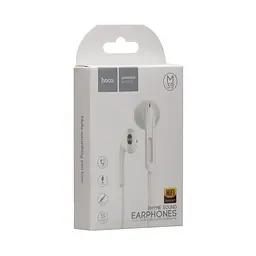 Дротові навушники Hoco M39 Rhyme with mic, 3.5mm, 1.2m, white - мініатюра 3