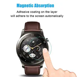 Загартоване скло для годинника VSKEY для Huawei Watch 2, 2Pro, Magic, діаметр 31.5 мм - мініатюра 5