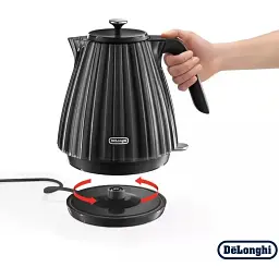 Електрочайник DeLonghi Ballerina KBD 2001 BK (210010033) - мініатюра 2