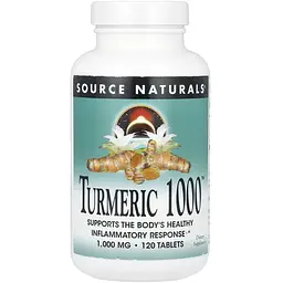 Куркума Source Naturals Turmeric 1000 мг 120 таблеток