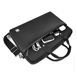 Сумка Wiwu 15.6'' Hali Laptop Bag for MacBook Чорний - мініатюра 3