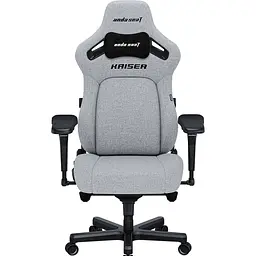 Крісло для геймерів Anda Seat Kaiser 4 Size XL Fabric Gray (AD12YDDC-XLL-20-G-CF) - мініатюра 4