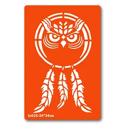 Трафарет для біо-тату Ловець снів Fresh Tattoo tx025-24*34см, розмір 24 х 34см