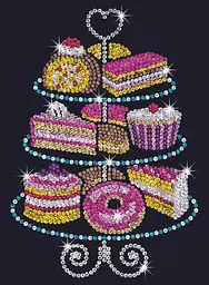 Набір для творчості Blue Набір тістечок 25*34см Sequin Art det0017643 - мініатюра 3