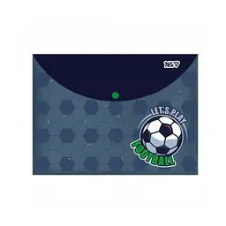 Папка-конверт Yes А4 на кнопці "Football"