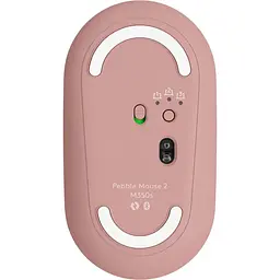 Бездротова миша Logitech Pebble Mouse 2 M350s Rose Bluetooth (910-007014) - мініатюра 5