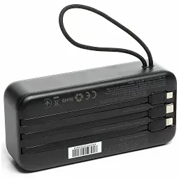 Батарея універсальна Hölmer NRG-02 Cheetah 30000mAh 22.5W Black (NRG-02 Cheetah) - мініатюра 3