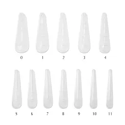 Багаторазові верхні арочні форми PNB Reusable Upper Arched Nail Forms 120 шт - мініатюра 4