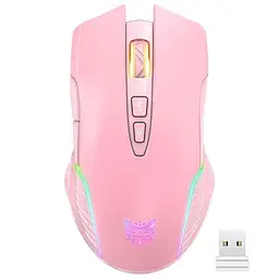 Миша Onikuma Gaming wireless CW905 RGB рожева - мініатюра 2