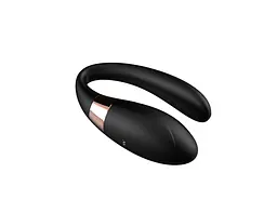 Вібратор для пар V-Vibe Black з пультом керування - мініатюра 6