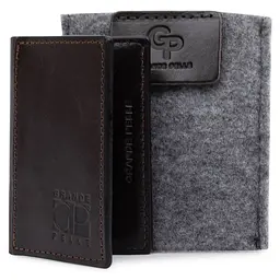Шкіряна візитниця GRANDE PELLE 6,5х10 см acs0018787 - мініатюра 5