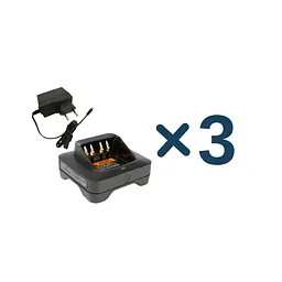 Зарядний пристрій для рацій Motorola DP4400 /4600 /4800 / R7 PMPN4577A (PMPN4527A) 3 шт - мініатюра 2