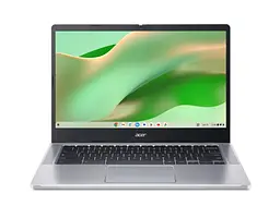 Ноутбук Acer Chromebook CB314-4H 14' FHD IPS, Intel C N100, 8GB, F128GB, UMA, ChromeOS, сріблястий (NX.KNBEU.001) - мініатюра 9