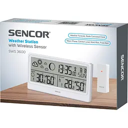 Метеостанція Sencor білий (SWS3600) - мініатюра 9