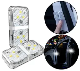 Сигнальна лампа індикатор відкриття дверей Baseus CRFZD-02 автомобільна дверна лампа 2 шт. - мініатюра 3