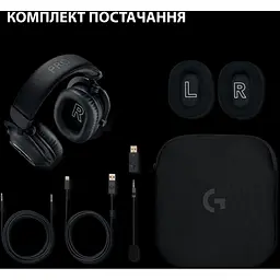 Навушники Logitech G Pro X 2 Lightspeed Wireless Black (981-001263) - мініатюра 9