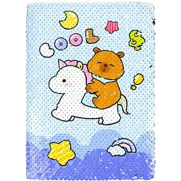 Блокнот А5 ZiBi Capybara Kids Line текстильний клітинка 80 аркушів (ZB700029) - мініатюра 4