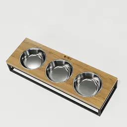 Hollky Base Bar — три миски на підставці (3 × 0,45 л) - мініатюра 6