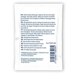 САШЕТ Лубрикант на водній основі Neutral water-based sliding gel, 6 мл Waterfeel (Іспанія) Waterfeel WF932039 102969 - мініатюра 2