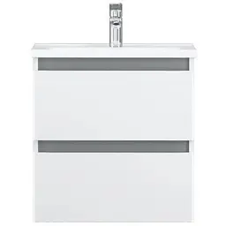 Тумба з раковиною AM.PM X-Joy підвісна 55, білий глянець M85-FHX0552-WC0552WG38, Білий