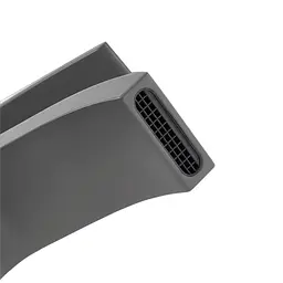 Змішувач для умивальника Gappo G1007-9, збройова сталь, Графітовий хром - мініатюра 3