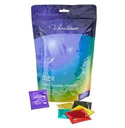 Презервативи - Vibratissimo Color, 100 шт. - мініатюра 1