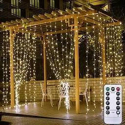 Гірлянда Ege Led вулична штора крапля роси 3х3 м 300 led з пультом