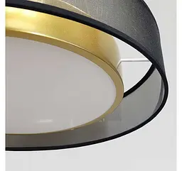 Підвісний круглий LED-світильник Artlight 2003/X4 чорний із золотим сатином та трьома режимами світла - мініатюра 5