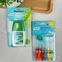 Набір міжзубних щіток TePe Original Mixed, 6 шт + гель для ясен TePe Gingival Gel 20 мл, картон
