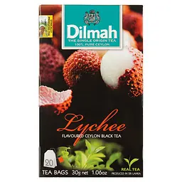 Чай черный Dilmah Lychee 30 г (20 шт. х 1.5 г) (896866)