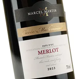 Вино Marcel Martin Merlot червоне сухе 13% 0.75 л - мініатюра 5