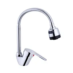 Змішувач для кухні Agua з гнучким виливом Sevilla-C039 (CV022345) - мініатюра 7