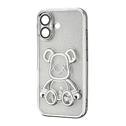 Чохол Shining Bear Case Protected Camera iPhone 16 Silver - мініатюра 4