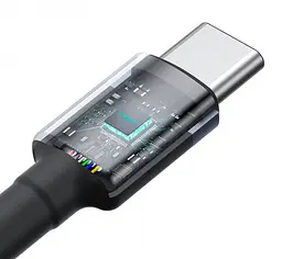 Кабель Baseus Cafule Series Cable Type-C to Type-C 100W 1m 2pcs P10318306003-00 Red Black+Grey Black - мініатюра 6