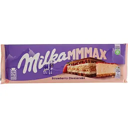 Шоколад Milka молочный с чизкейком, клубникой и печеньем 300 г (801767)